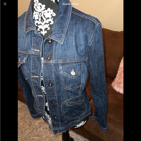 CHICO’S Platinum Collection Denim Jacket - Picture 6 of 7